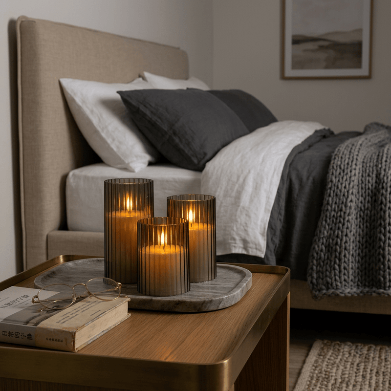 Lunovia LED Candles – Set of 3 Flicker-Free Decorative Candles
