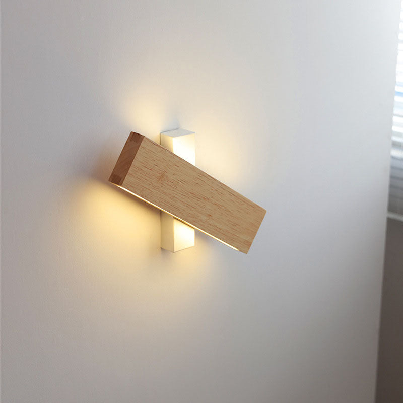 Nivara Japanese Wall Lamp – Minimalist LED with Rotatable Design