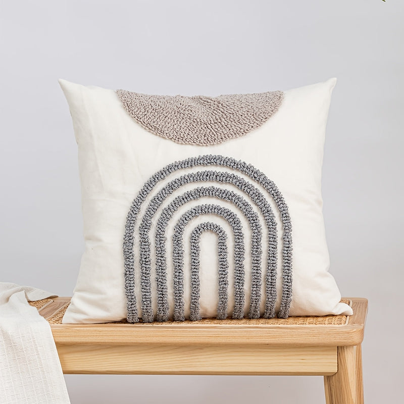 Sorvella Cushion Cover – Semi-Circular Geometric Design