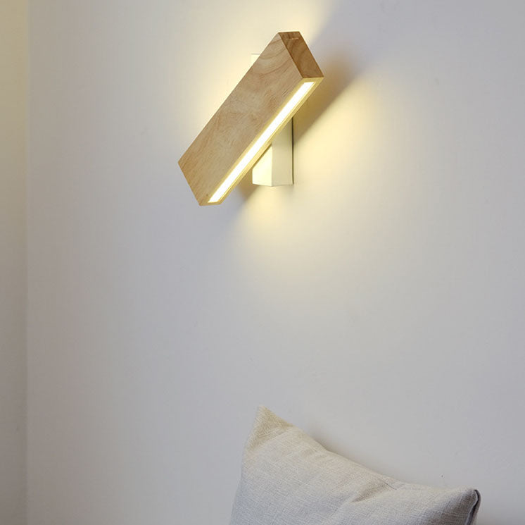 Nivara Japanese Wall Lamp – Minimalist LED with Rotatable Design