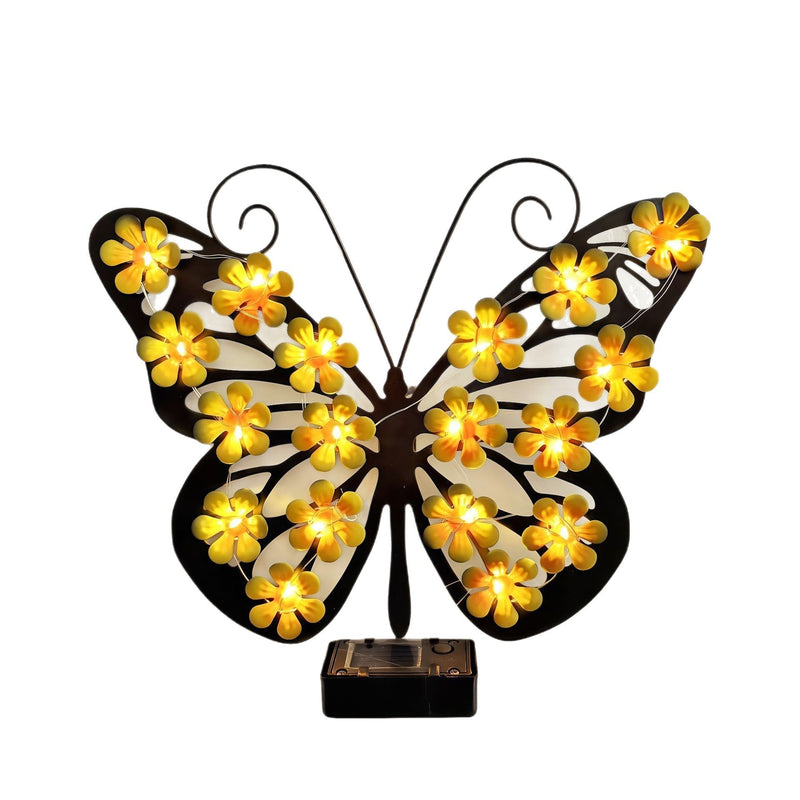 Aurevix Butterfly Outdoor Lamp – Solar LED with Twilight Sensor