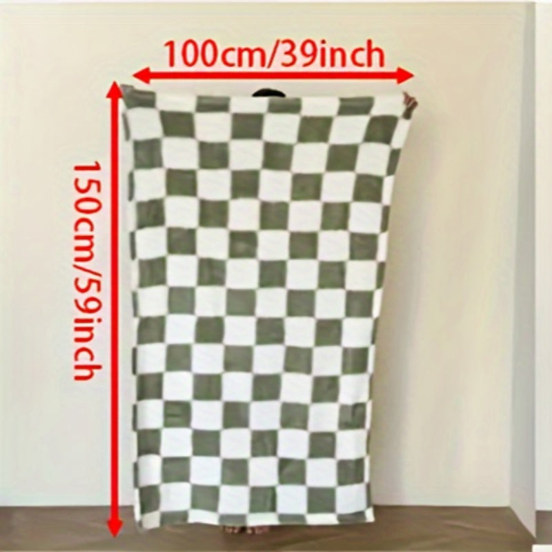 Novira Throw – Soft Flannel Texture with Checked Design