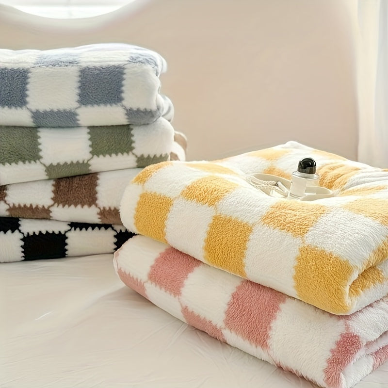 Novira Throw – Soft Flannel Texture with Checked Design