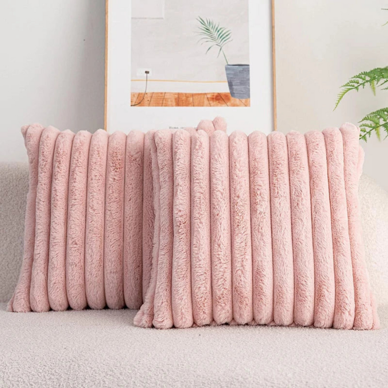 Velruna Cushion – Soft Plush Texture for Sofa and Bed