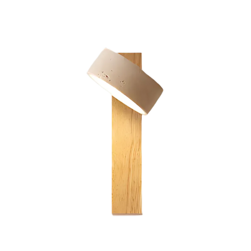 Fortiz Wall Lamp – Travertine Design with Warm LED Lighting