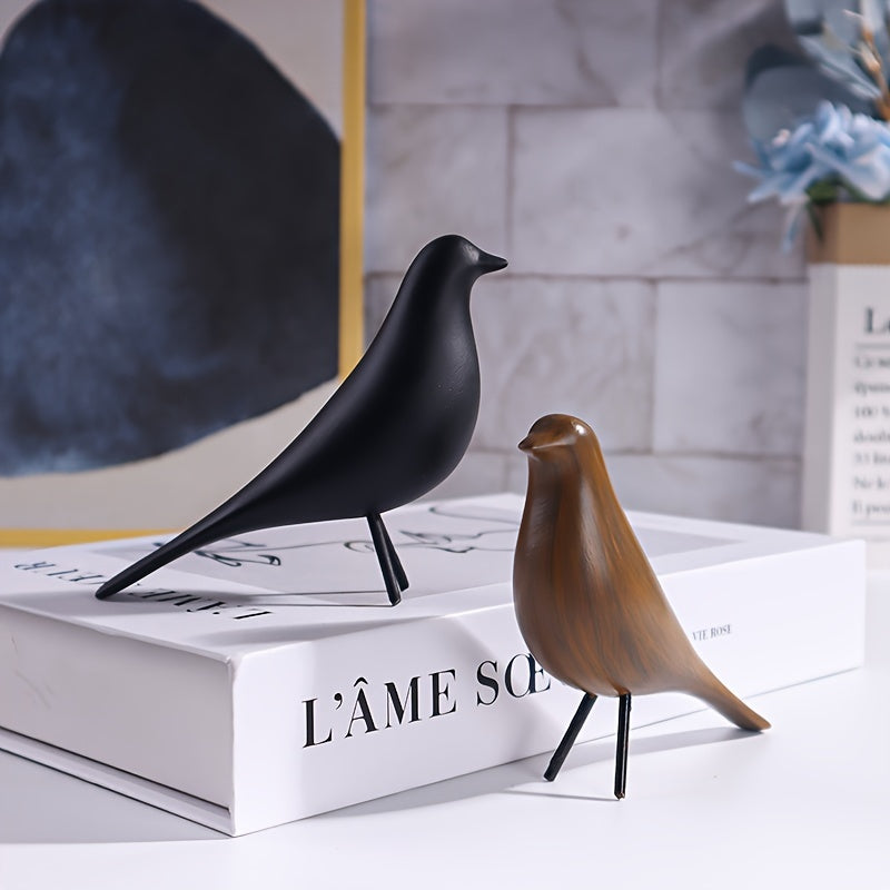 Orvayne Bird Figurine – Abstract Resin Design for Table Decoration