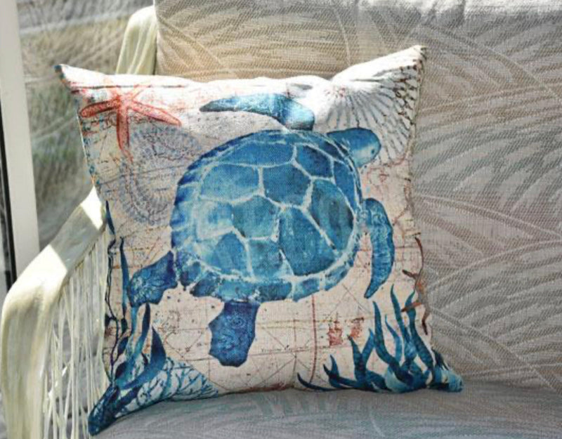 Caelvyn Cushion – Sea Life Motif for Coastal Atmosphere