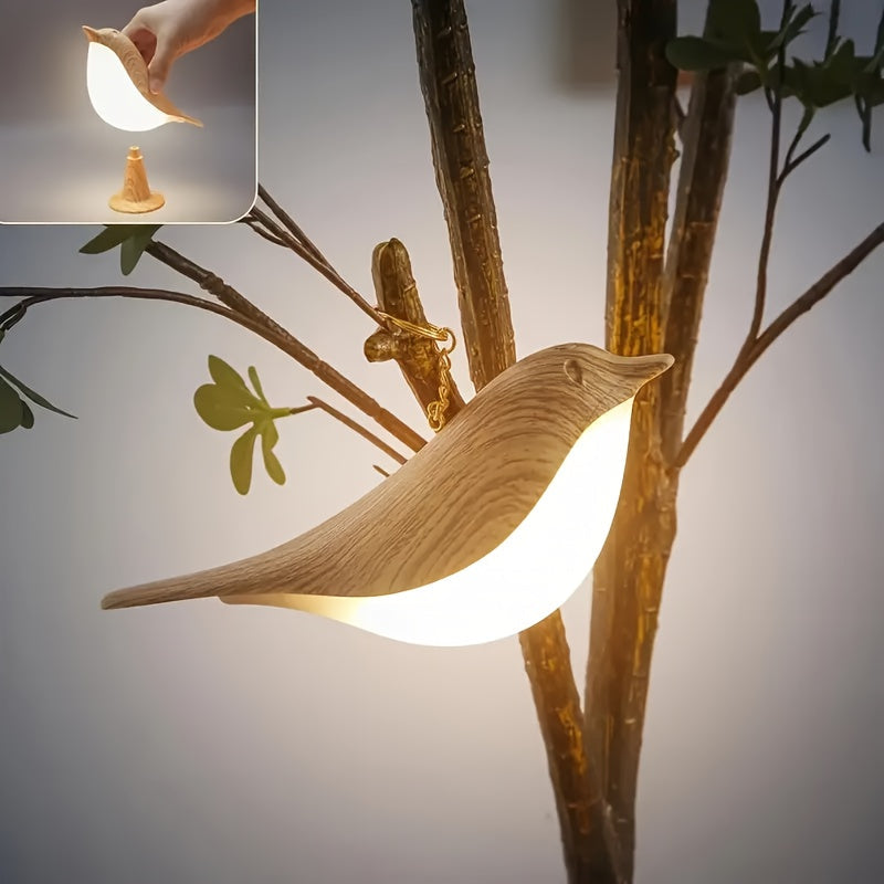 Avyrona Bird Table Lamp – Wireless LED with Touch Control