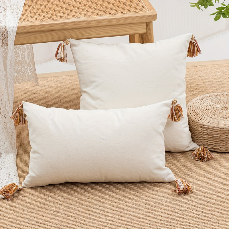 Zavelle Cushion Cover – Geometric Bohemian Embroidery
