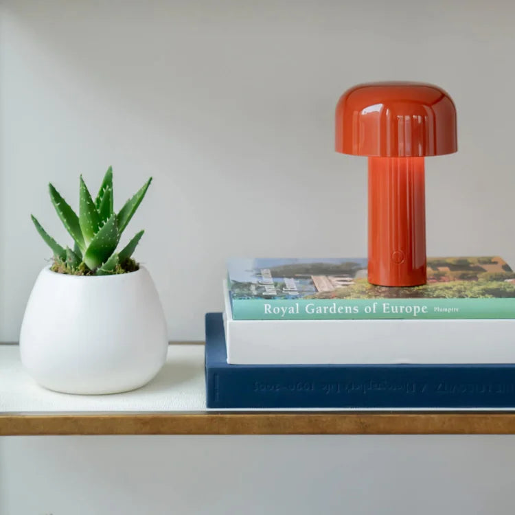 Avelora Table Lamp – Wireless Mushroom Design with Dimmable LED