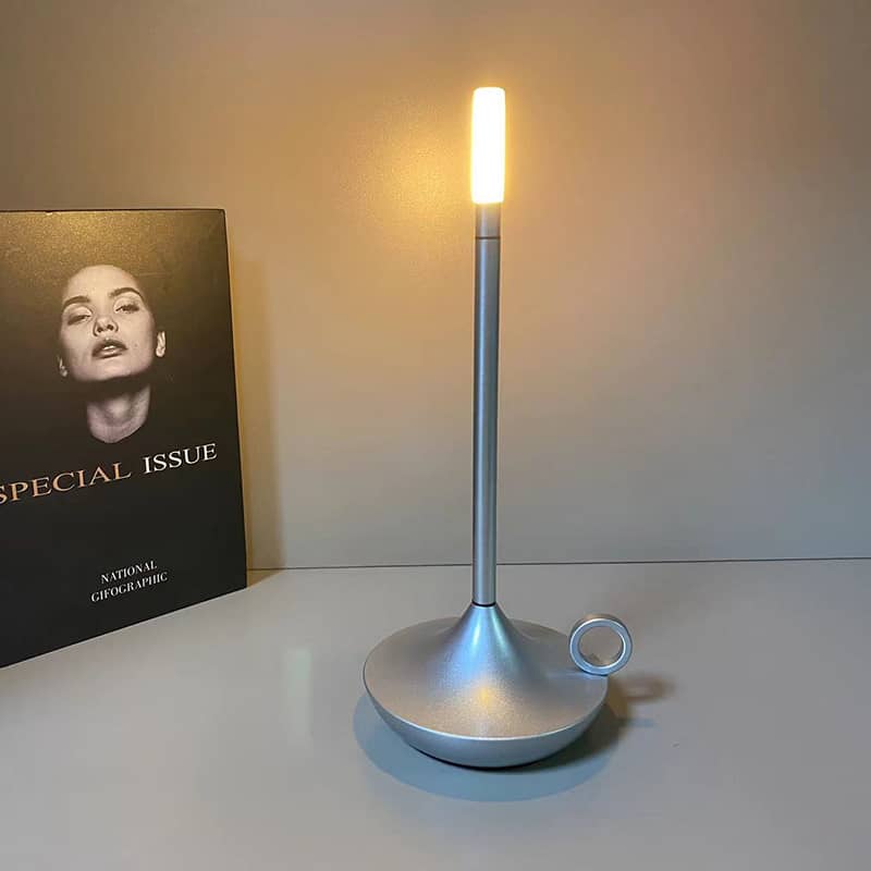 Nivelle Table Lamp – Scandinavian Candleholder Design with Dimmable LED