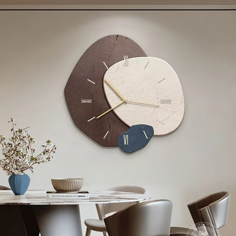 Orelvyn Wall Clock – Wooden Design with Soft LED Lighting