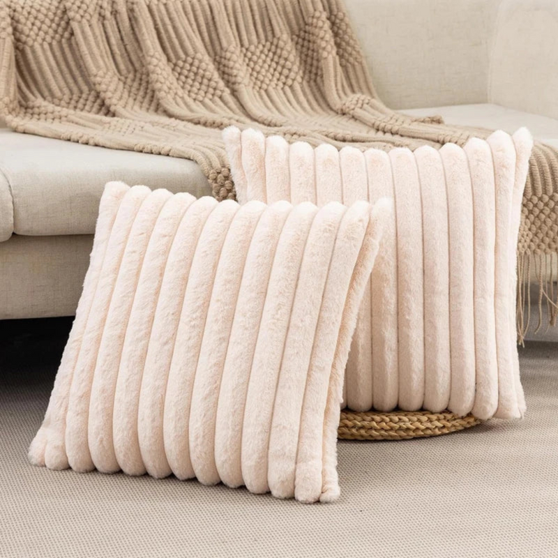Velruna Cushion – Soft Plush Texture for Sofa and Bed