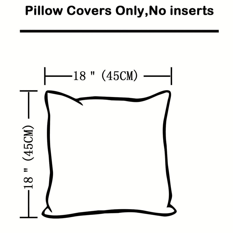 Elvoria Cushion Covers – 2-Pack with Tufted Rose Embroidery