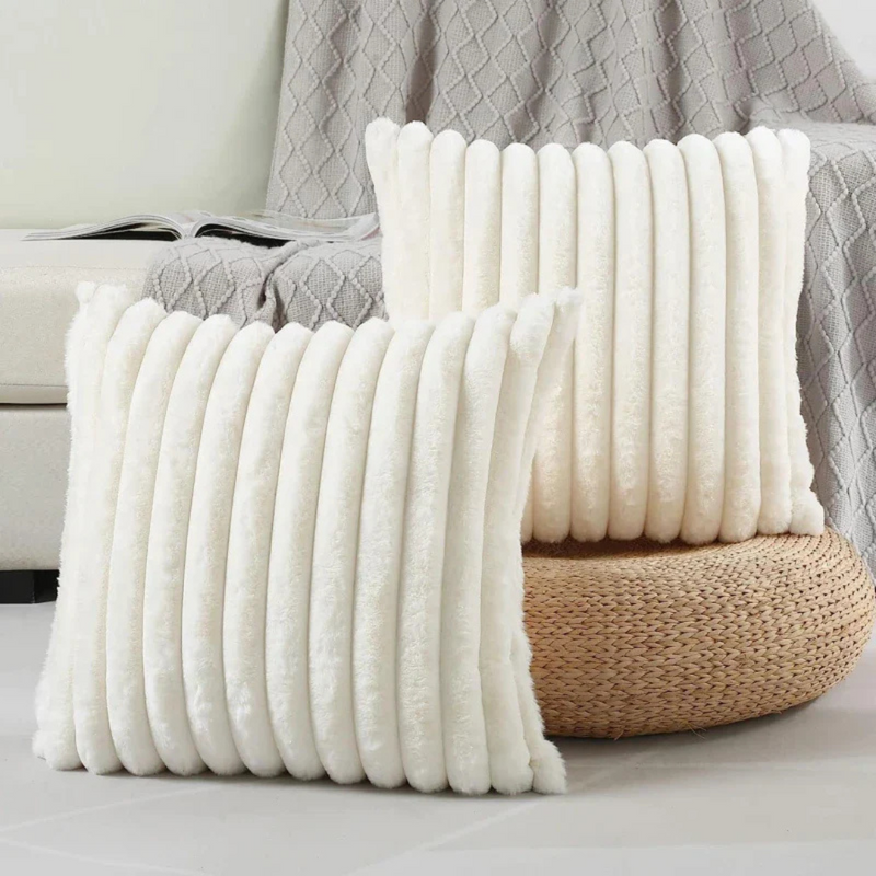 Velruna Cushion – Soft Plush Texture for Sofa and Bed