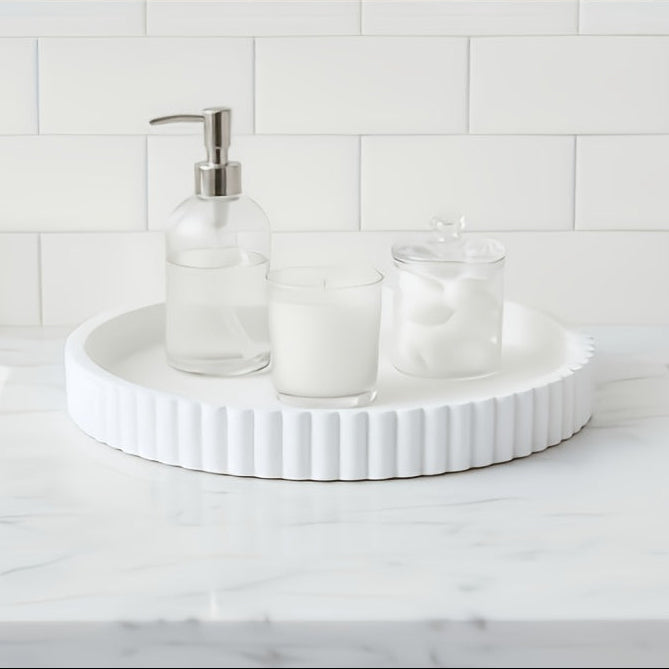 Calviera Tray – Round Wave Shape with Timeless Design