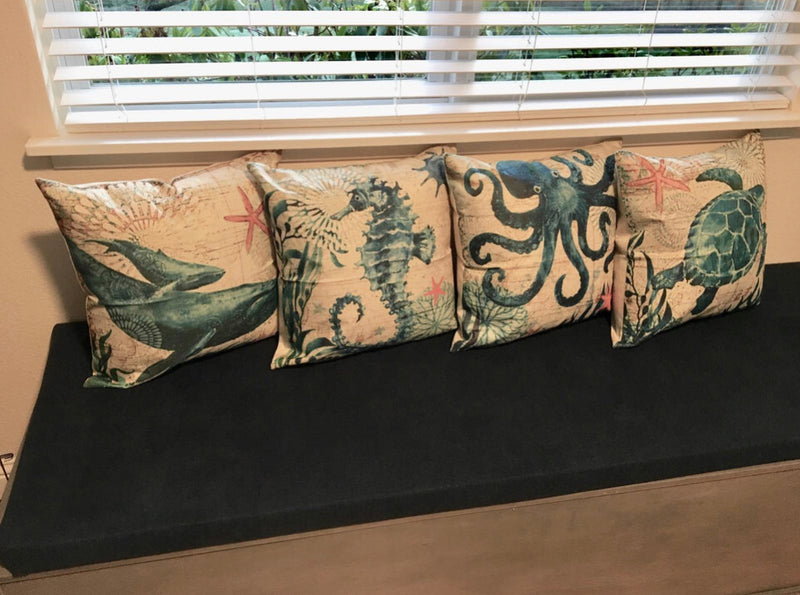 Caelvyn Cushion – Sea Life Motif for Coastal Atmosphere