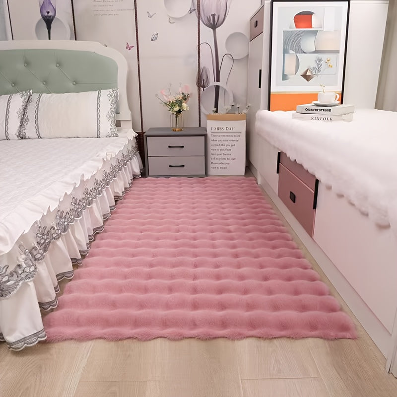 Velmira Anti-Slip Rug – Extra Fluffy Bubble Design