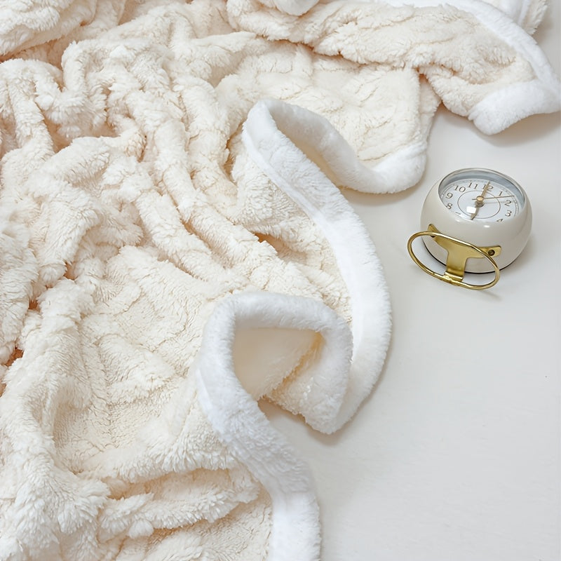 Norelle Throw – Knitted Design with Geometric Pattern