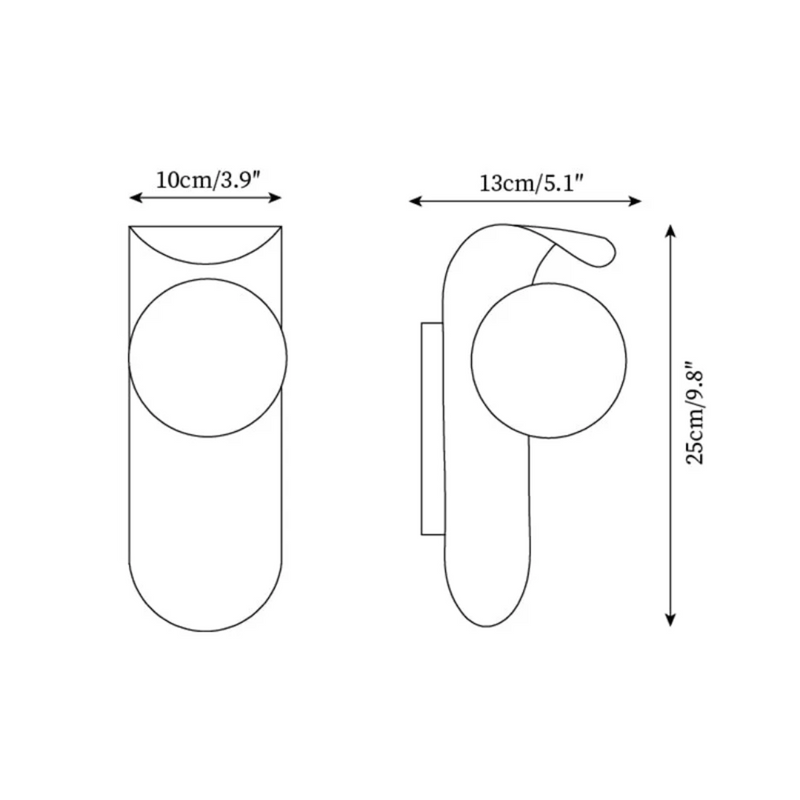 Averon Wall Lamp – Scandinavian Wood Design with Warm LED
