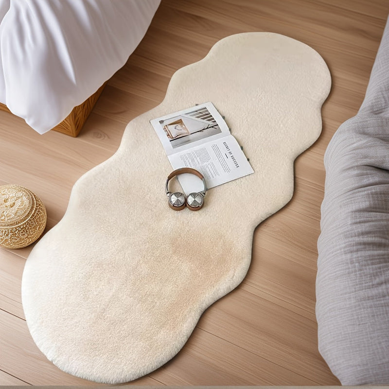 Velmara Plush Rug – Half-Round Shape