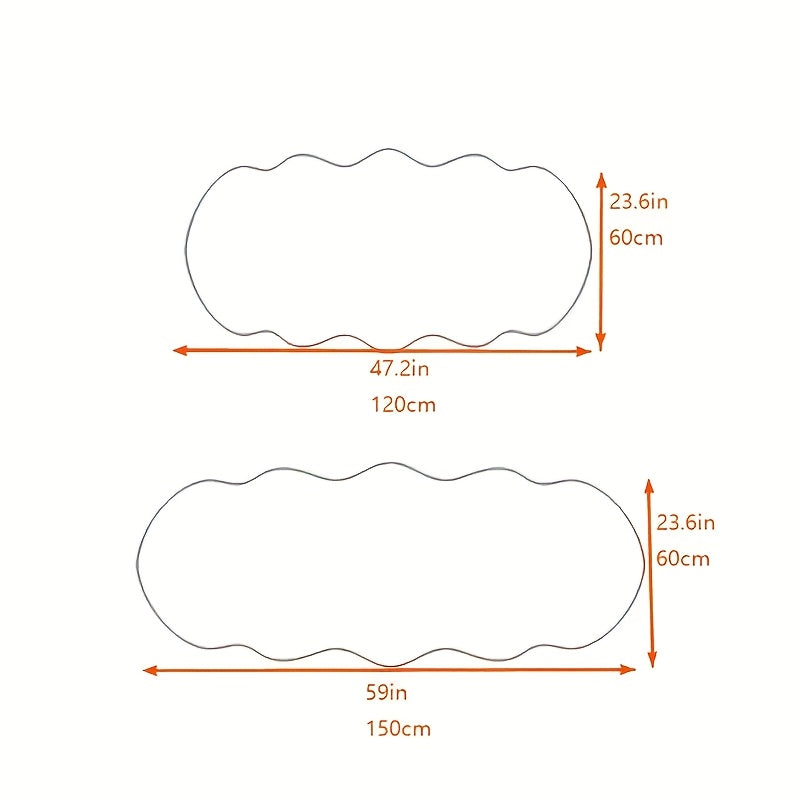 Velmara Plush Rug – Half-Round Shape