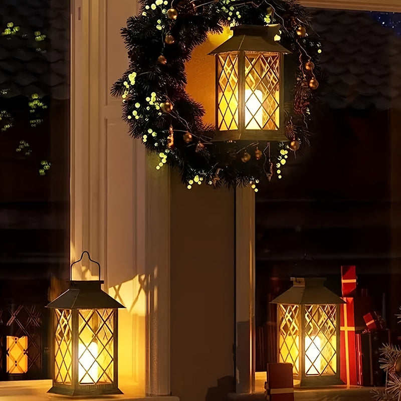 Veloria Solar Candle Lamp – Hanging LED Light with Flickering Candle Effect