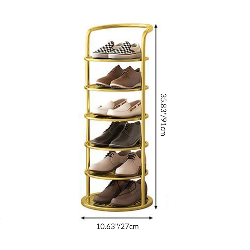 Rondelva Shoe Rack – Round Metal Design with 5 to 8 Tiers