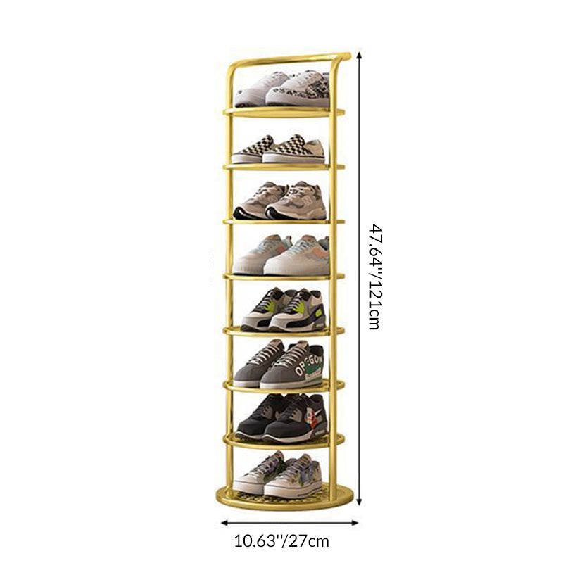 Rondelva Shoe Rack – Round Metal Design with 5 to 8 Tiers