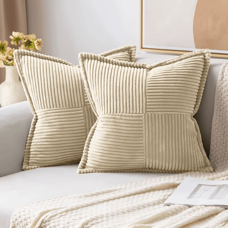 Ovenia Cushion Cover – Stain-Resistant Plain Design