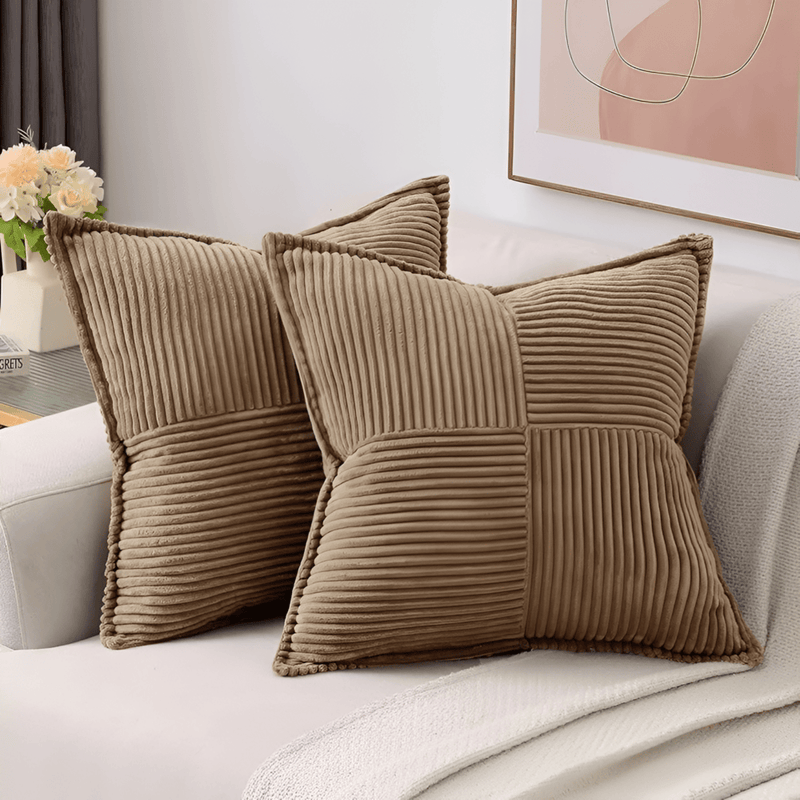 Ovenia Cushion Cover – Stain-Resistant Plain Design
