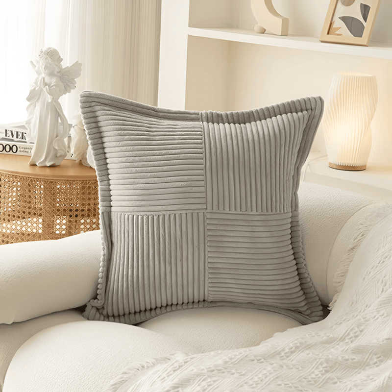 Ovenia Cushion Cover – Stain-Resistant Plain Design