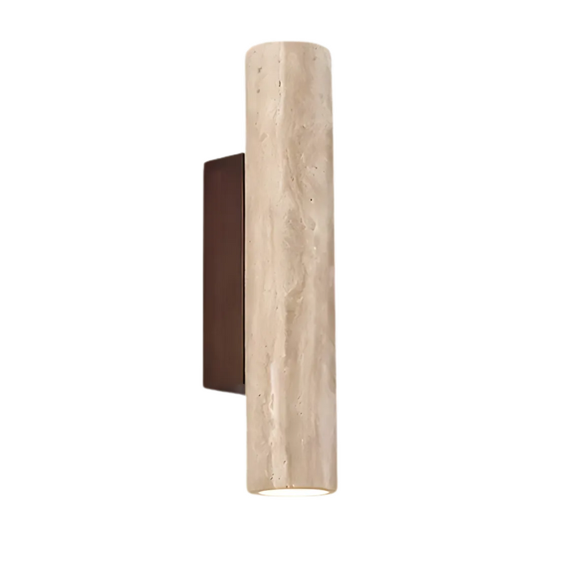 Orvessa Wall Lamp – Travertine Wabi Sabi Design