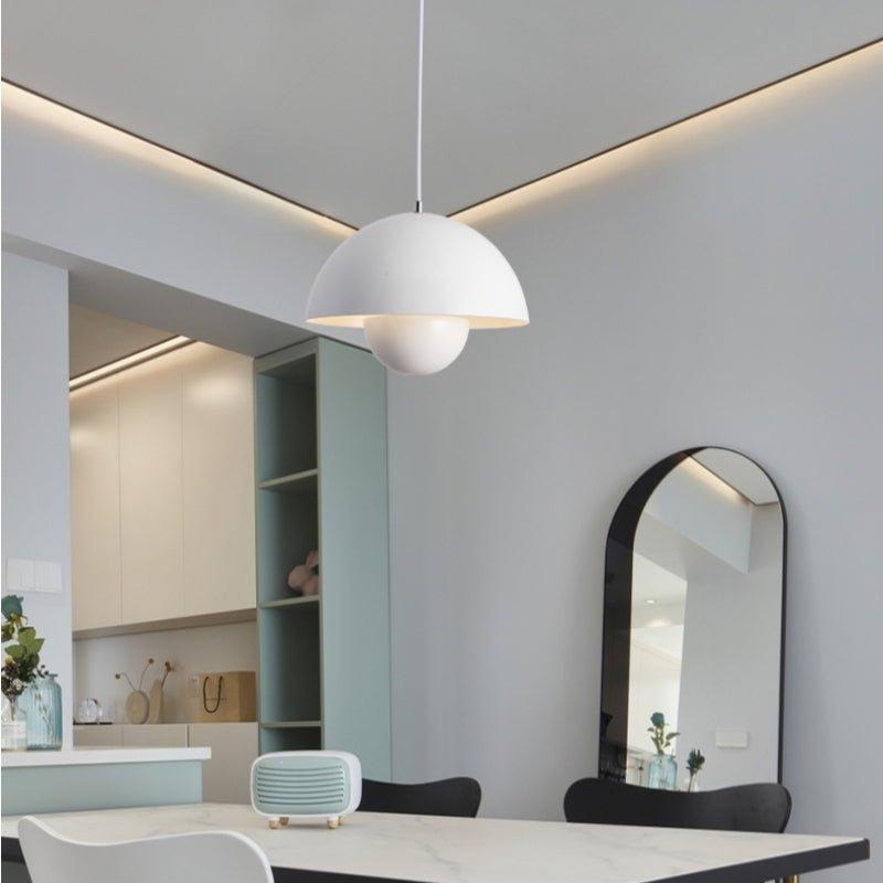 Averixa Pendant Light – Scandinavian Planter Design with LED Lighting