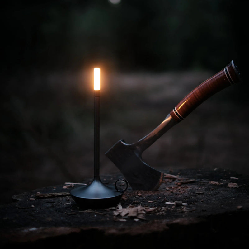 Nivelle Table Lamp – Scandinavian Candleholder Design with Dimmable LED