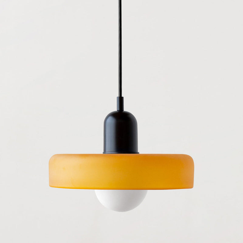 ColorLoop Pendant – Artistic Bauhaus Pendant Light with Warm Light