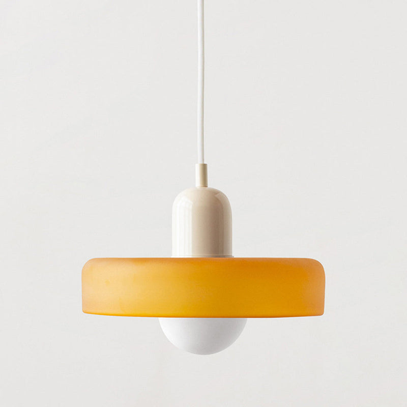 ColorLoop Pendant – Artistic Bauhaus Pendant Light with Warm Light