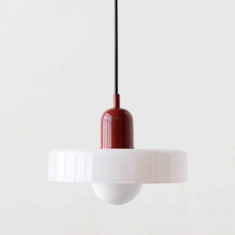 ColorLoop Pendant – Artistic Bauhaus Pendant Light with Warm Light