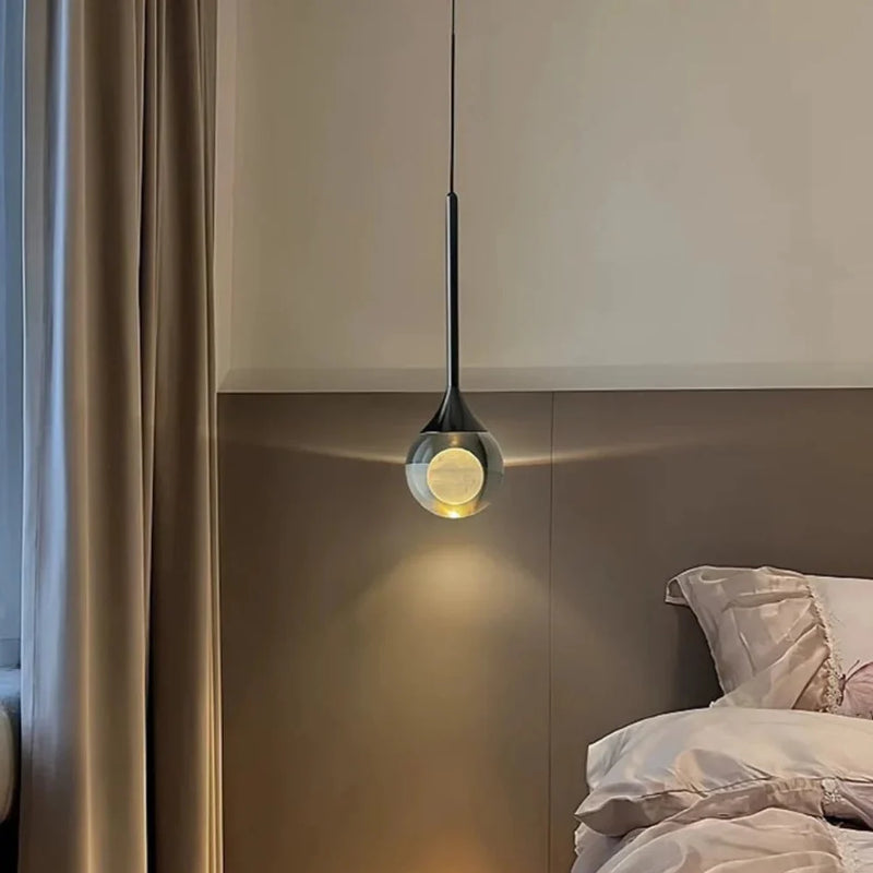 Norevexa Crystal LED Pendant Light – Spherical Design