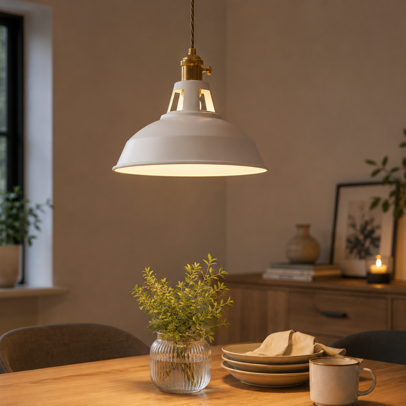 Varexon Dome Pendant Light – Industrial Design with Adjustable Cable