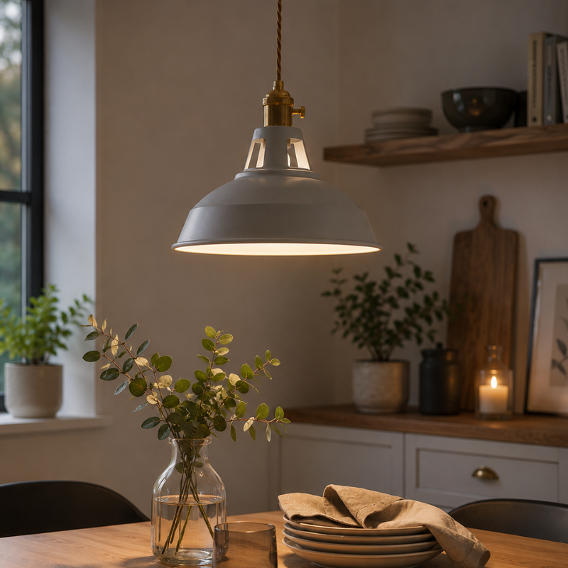Varexon Dome Pendant Light – Industrial Design with Adjustable Cable