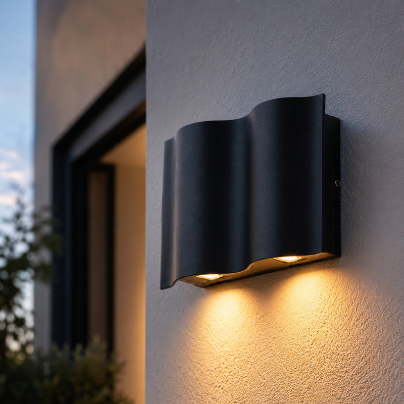 Zaviona Up & Down LED Outdoor Wall Light – Modern Facade Lighting