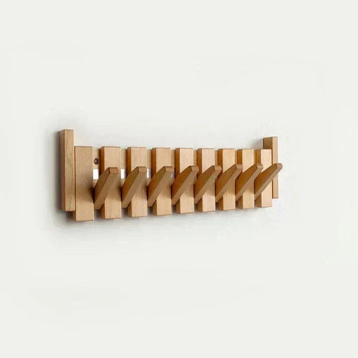 Arvesso Wall Coat Rack – Wooden Design with Piano-Inspired Hooks