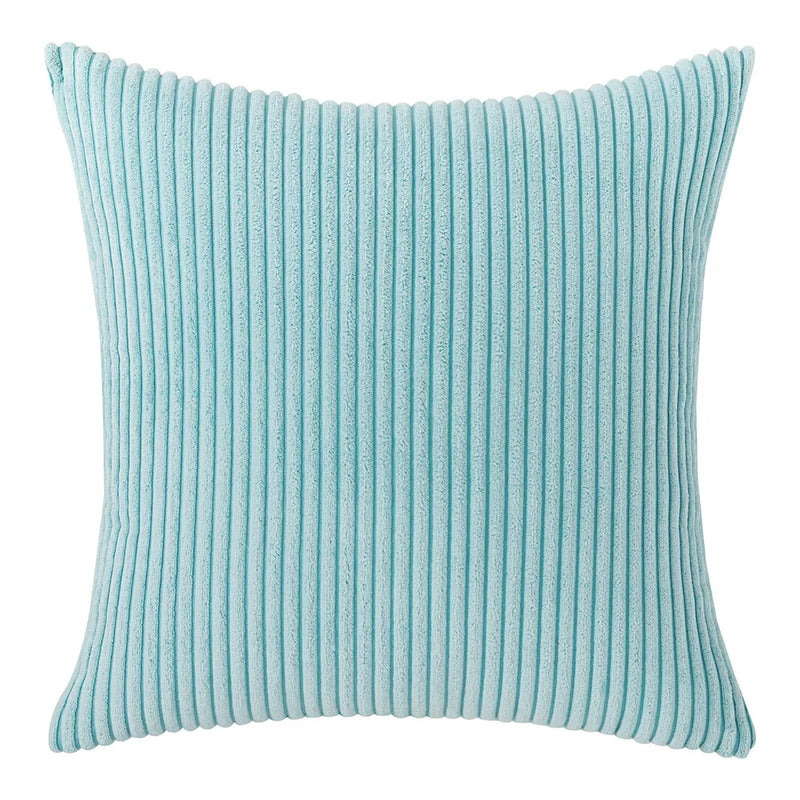 Varevyn Cushion Cover – Striped Corduroy with Soft Texture