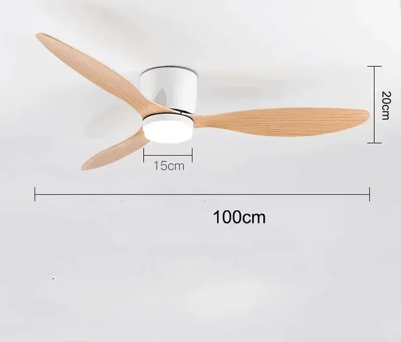 Aerovelle Ceiling Fan – LED Lighting with Remote Control