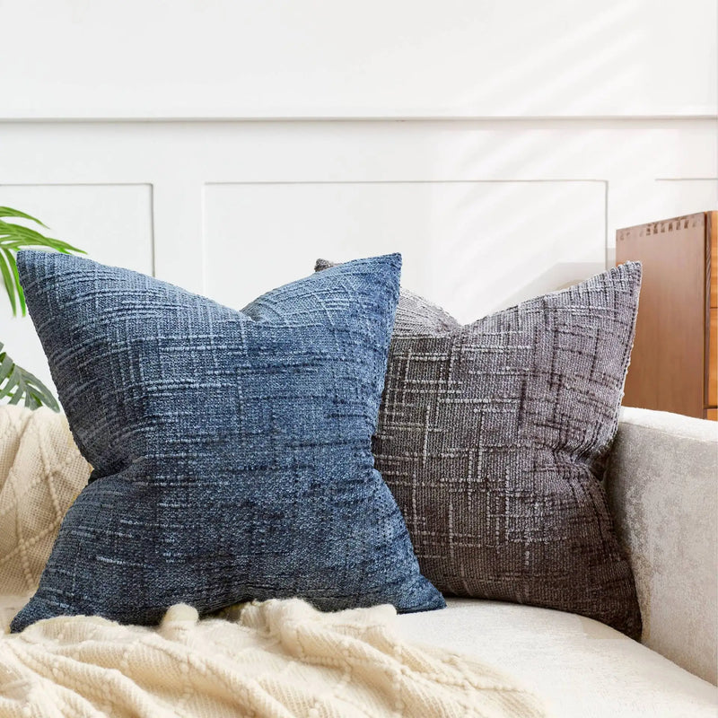 Chenille Cushion Cover with Bamboo Texture for a Luxurious and Warm Interior