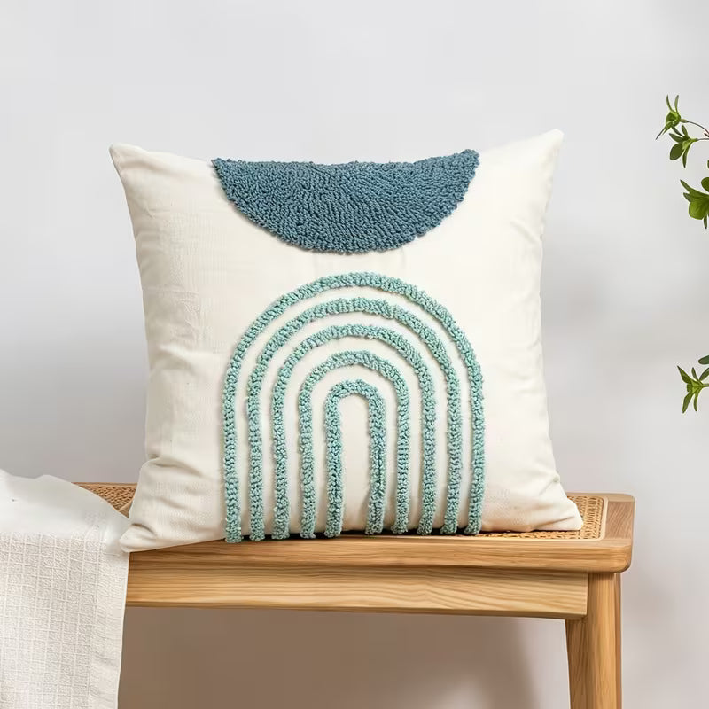 Sorvella Cushion Cover – Semi-Circular Geometric Design