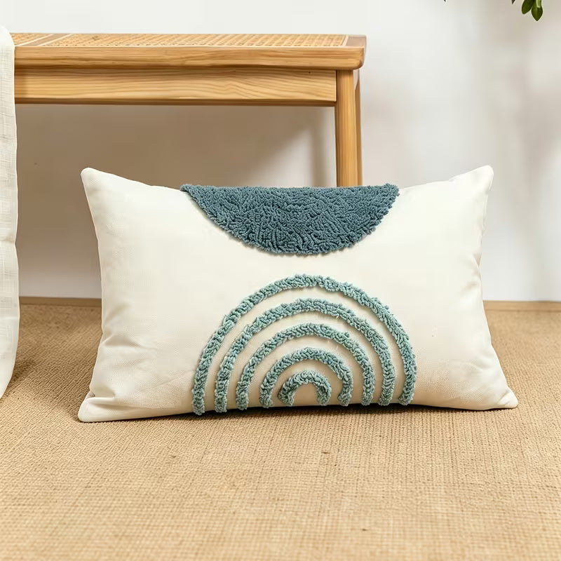 Sorvella Cushion Cover – Semi-Circular Geometric Design