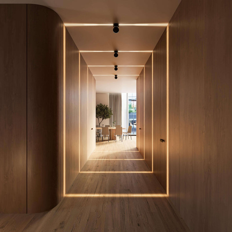 Calystren Wall Lamp – 360° Rotatable LED Design
