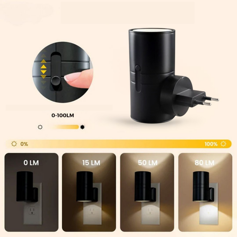 Velisyn Night Light – Bauhaus Design with Day-Night Sensor